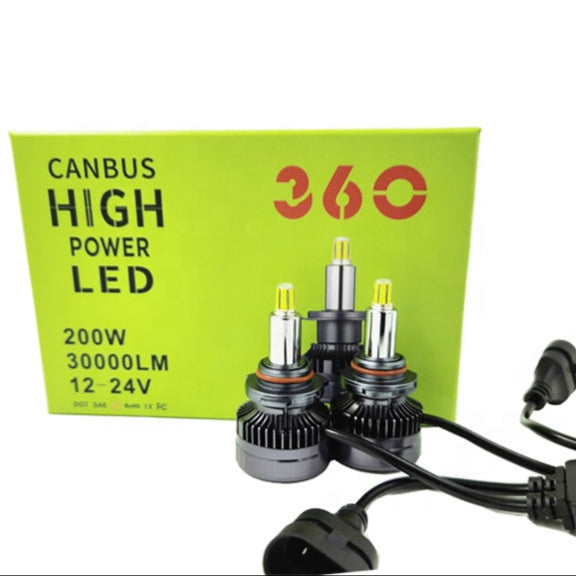 LED Headlight High Power 30000 Lumen 12v - 24v 360º