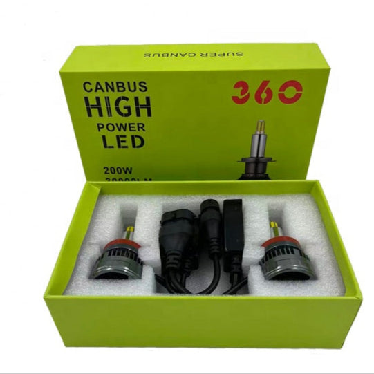 LED Headlight High Power 30000 Lumen 12v - 24v 360º
