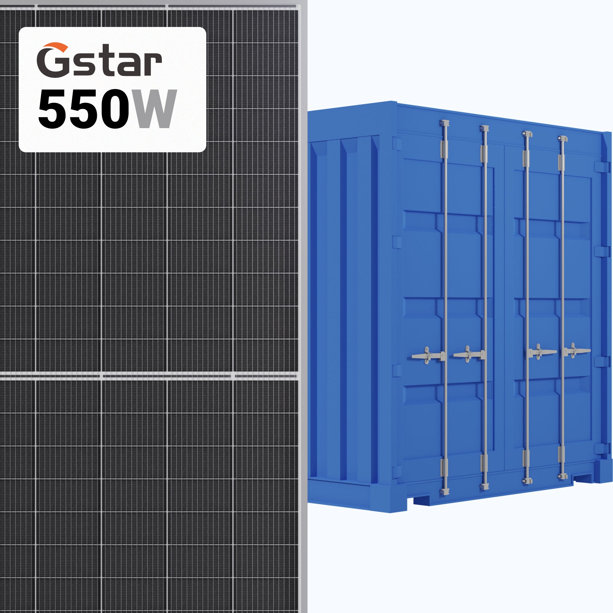 Panel Solar Bifacial Gstar Mars 550W