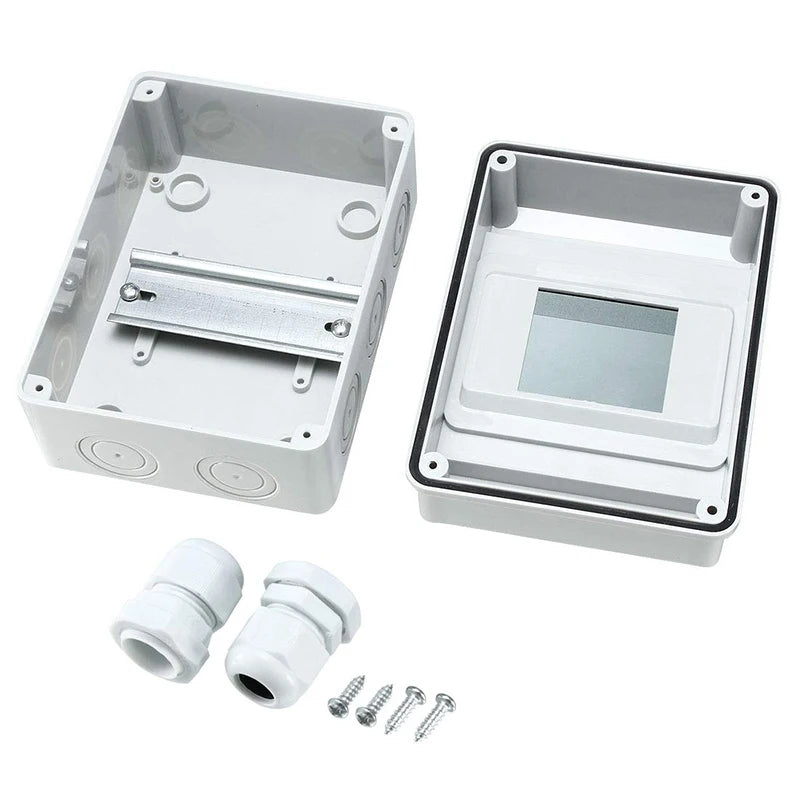 Caja de plástico para interruptor de riel DIN HT5