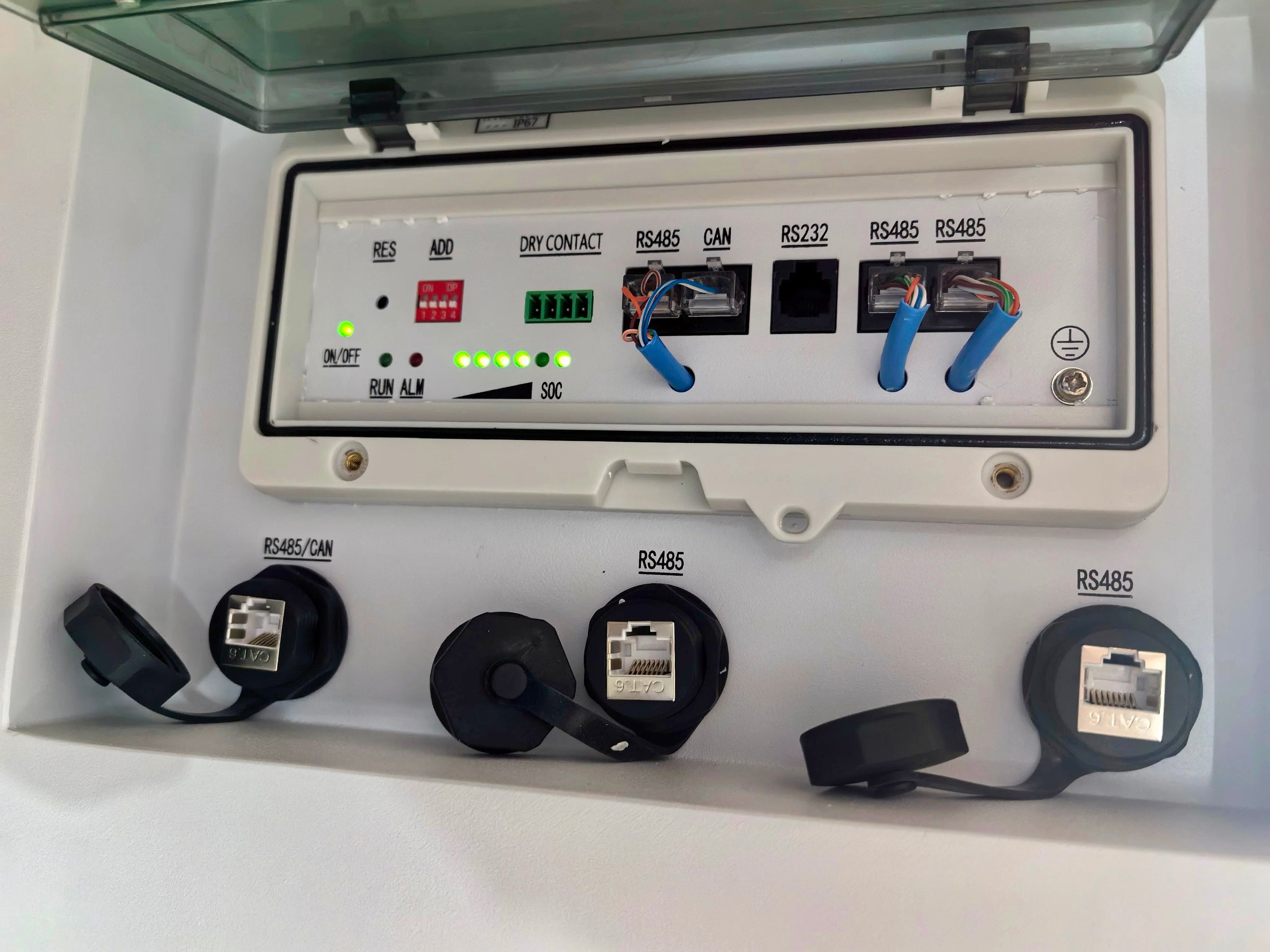 Batería de litio, 10 años de garantía, 8000 ciclos