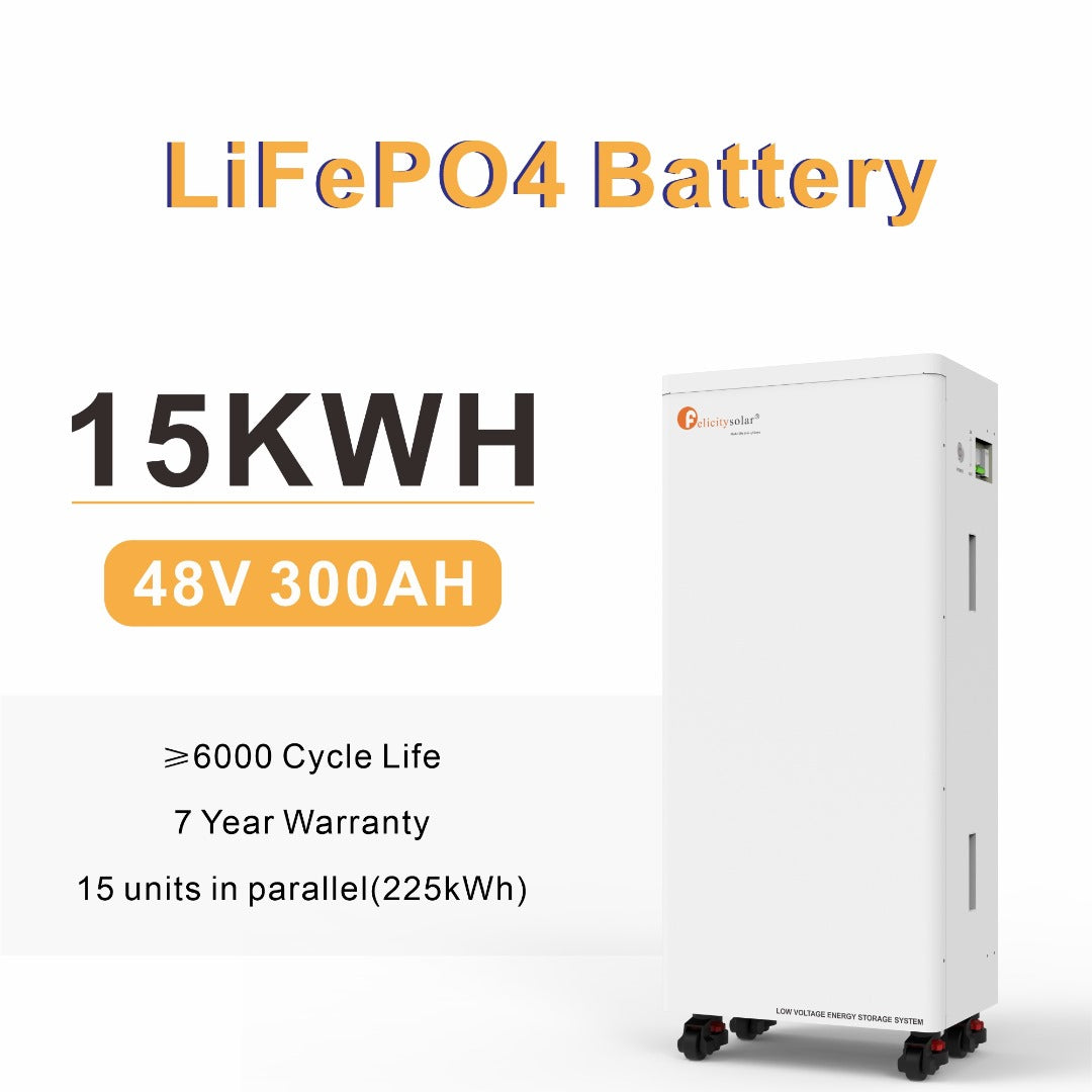 LUX Series Lithium-Ion Battery 15Kwh. 48300LG01/ 10 años de garantia con Felicity