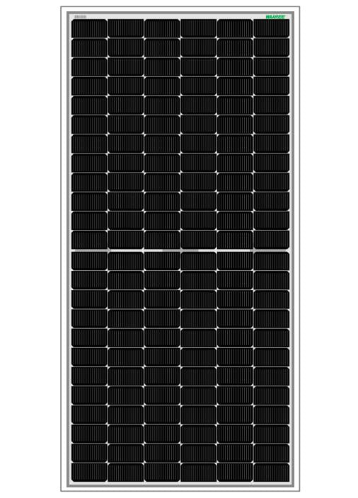 WAAREE BIN-08-590 590 W Framed Dual Glass Bifacial Solar Panel