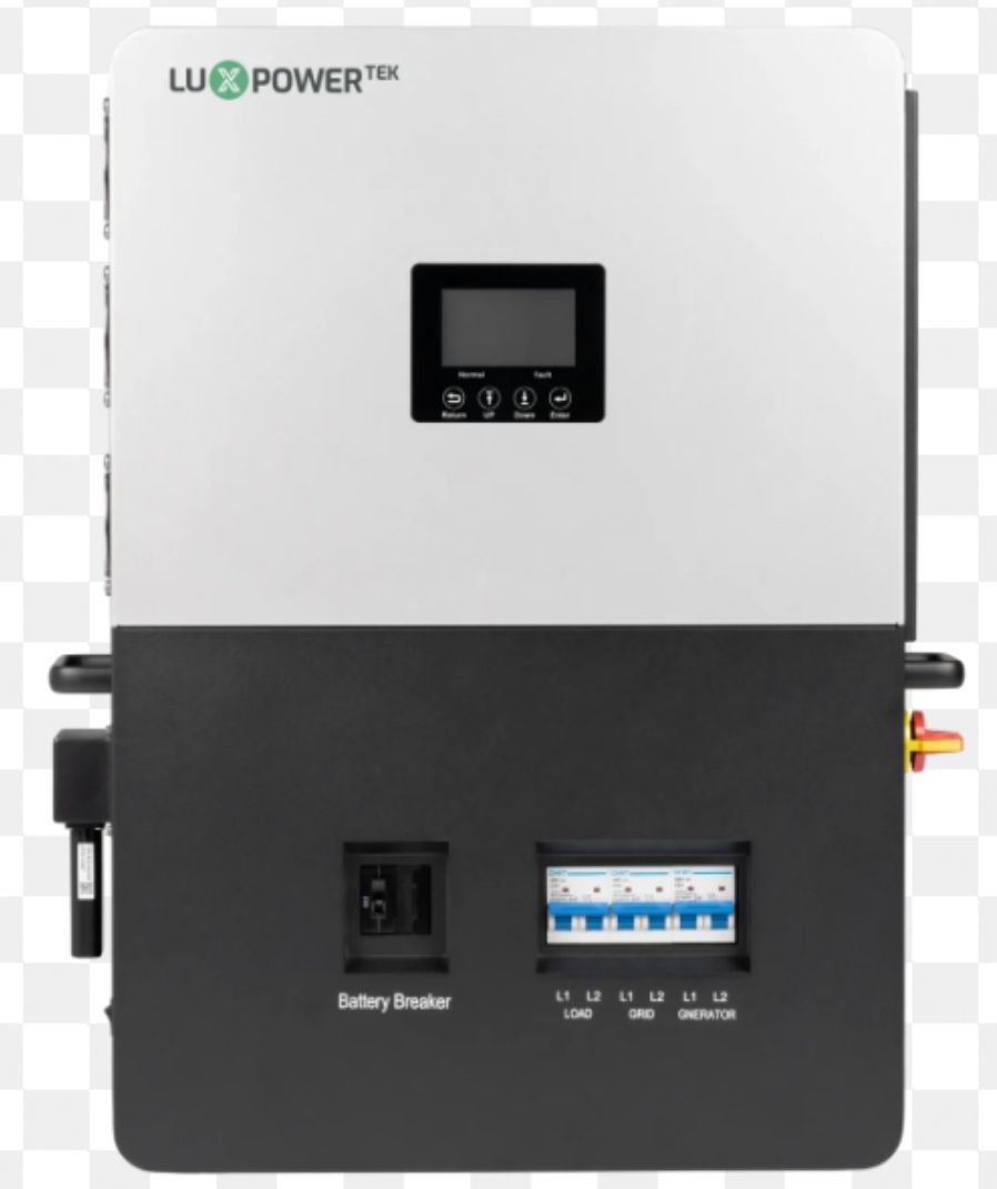 Luxpower 6kw Inversor híbrido 48v, breaker y regulador integrado garantía 2 años local