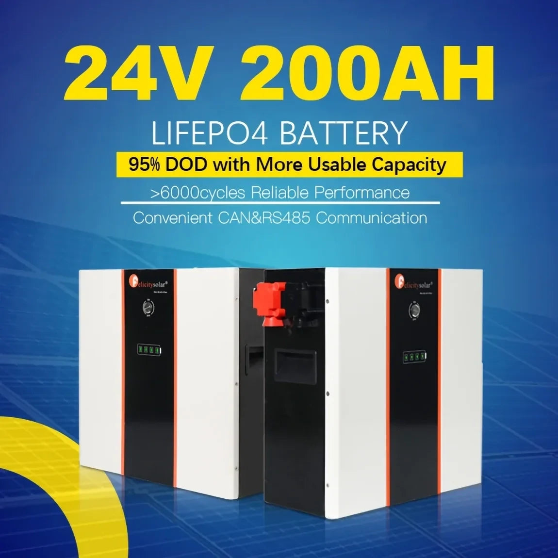 24 Volt 5kWh LiFePO4 Battery