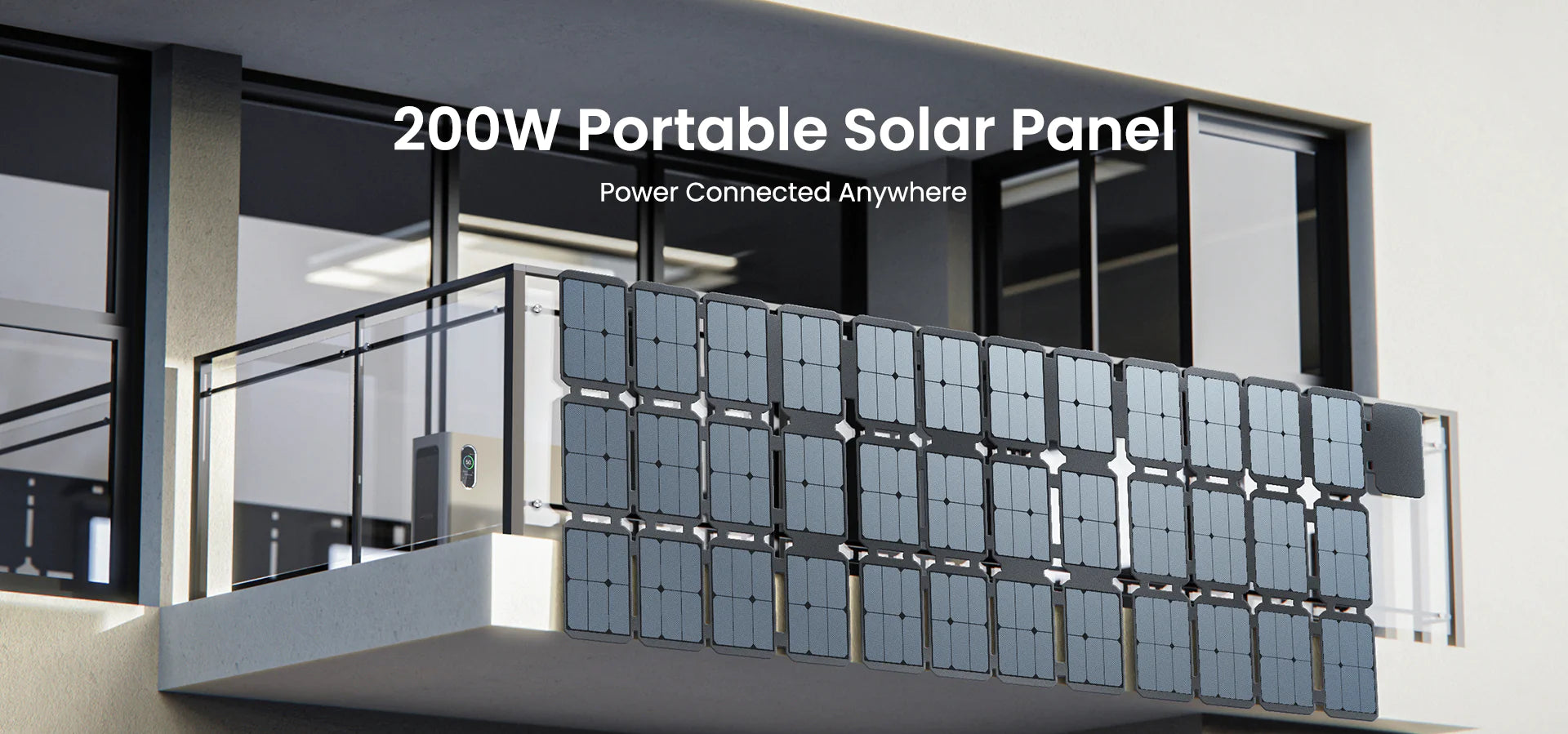 Panel solar portátil Gendome 200W